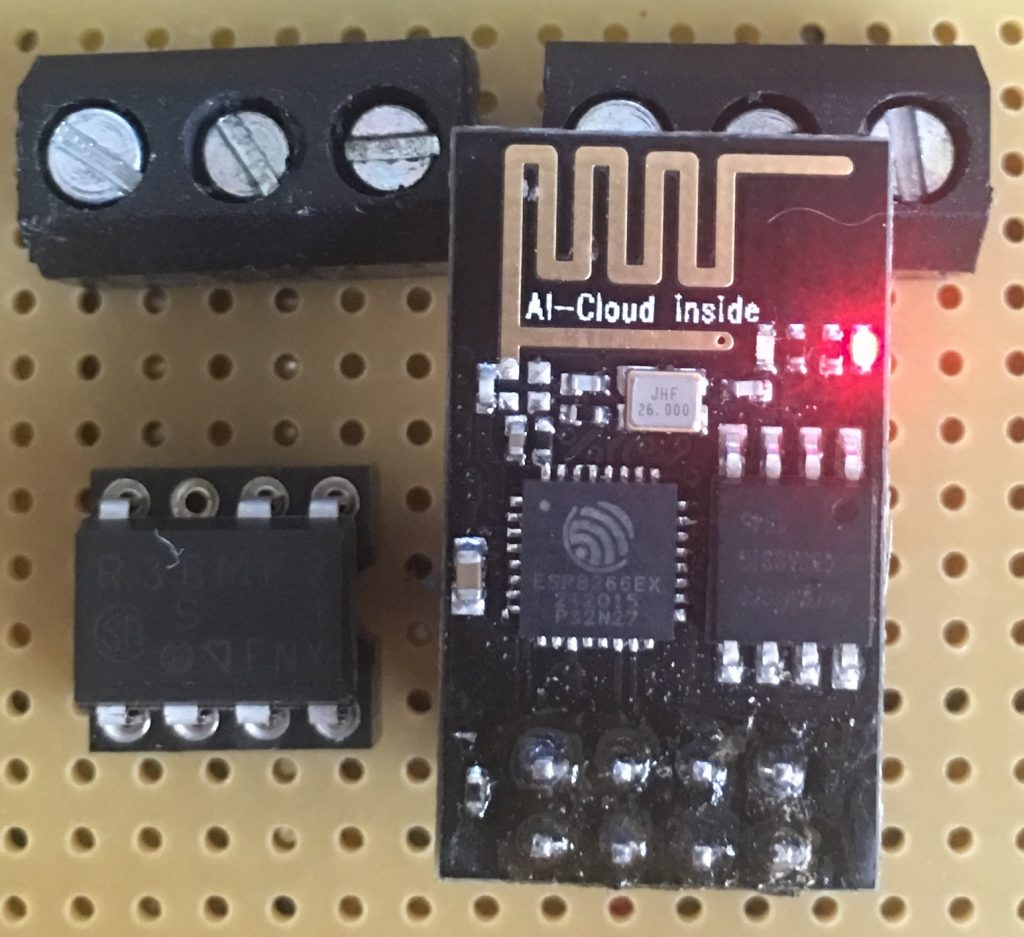 Prototyp ESP8266 mit SSR